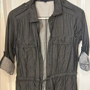 GAP Striped Black and White Jacket